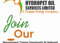 Management Trainee Opportunity At Hydropet Oil Services Limited